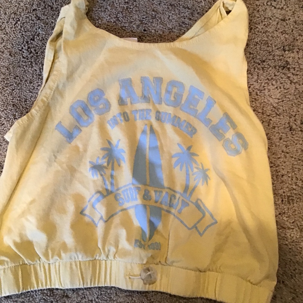 cropped tank top